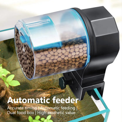 Automatic Fish Tank Feeder – Intelligent Timing Aquarium Feeder for Goldfish with Large Capacity