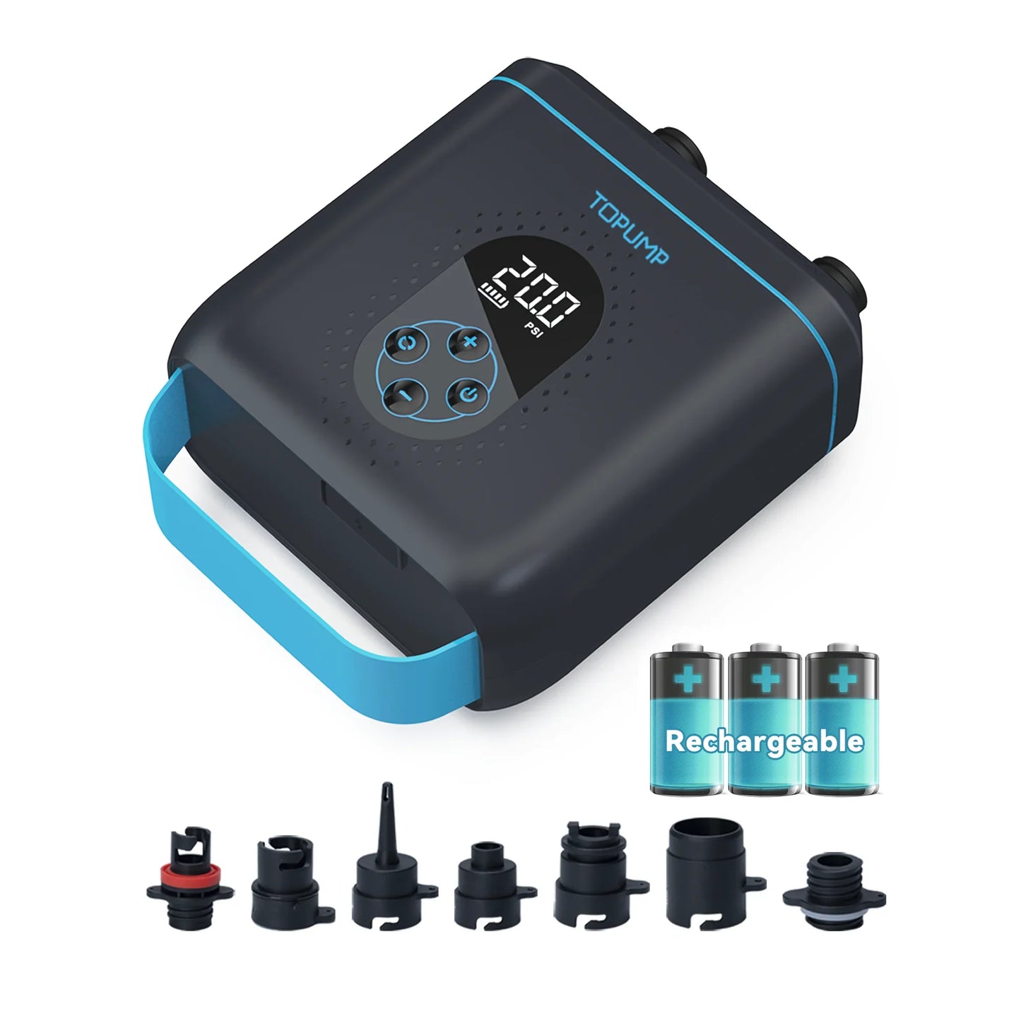 AIRBANK 20PSI SUP Board Electric Pump – 4000mAh 11V PVC Inflatable Pump for Stand-Up Paddle Board & Kayak Inflation