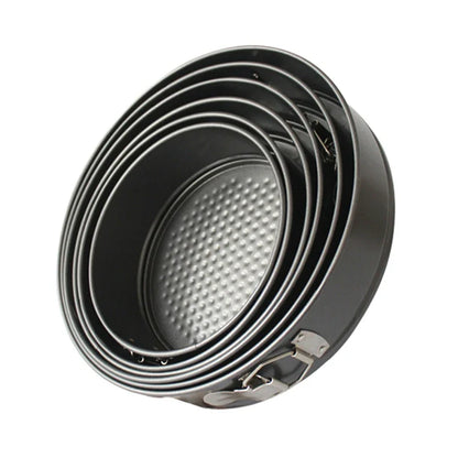 Springform Cake Pan – Carbon Steel Non-Stick Leakproof Baking Pan with Removable Bottom – Round Mold for Home Kitchen and Bakery