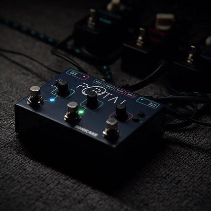 SONICAKE Portal Active Signal Mixer – 3-Channel Analog Line Selector & Multi-Effects Pedal Footswitch QDS-06