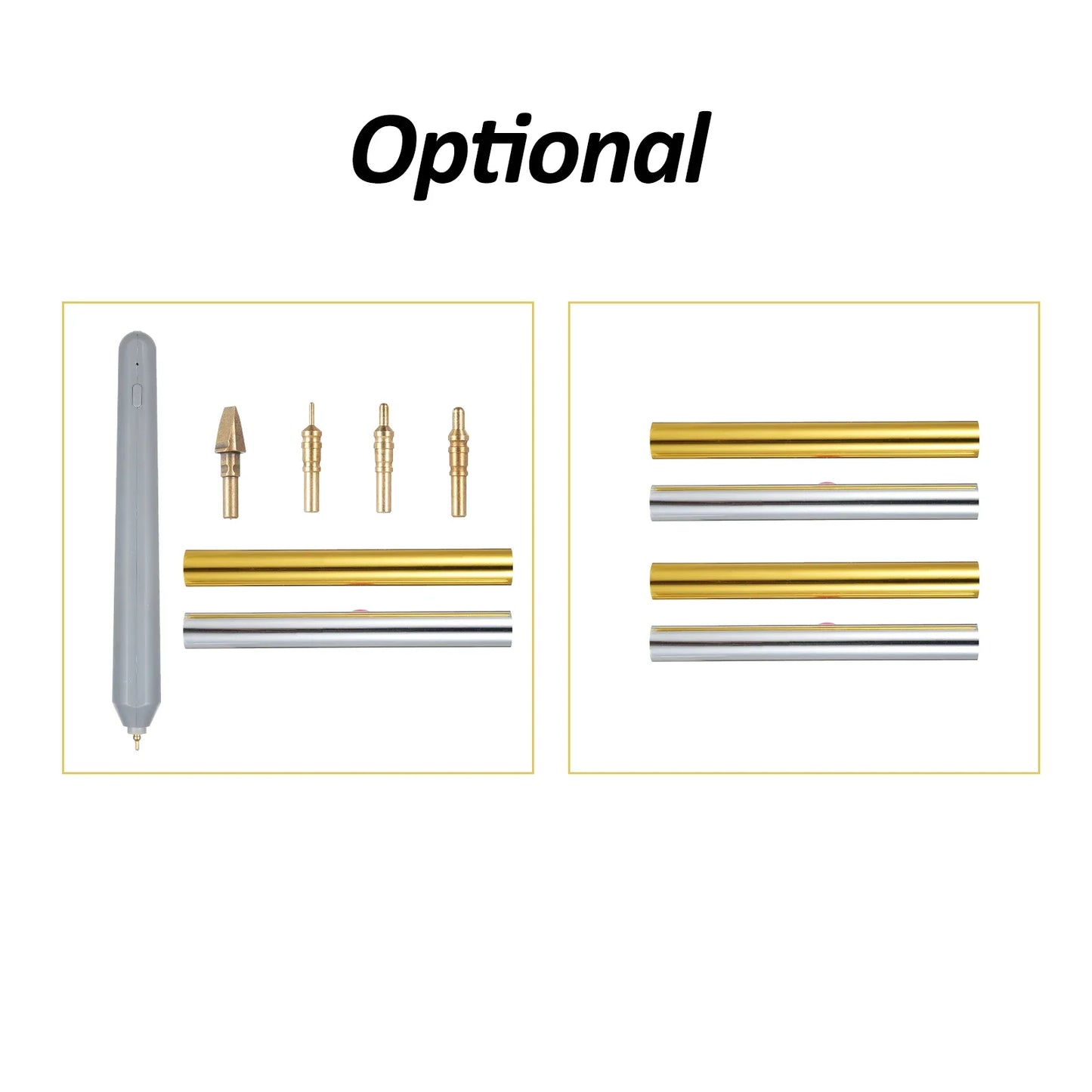 USB Heated Foil Pen Set – Hot Foil Tool for Scrapbooking, Card Making & Craft Drawing