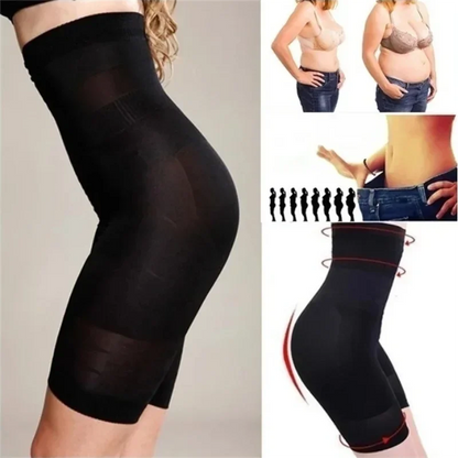 High Waist Seamless Body Shaper Underwear – Fat Burning Tummy Control Shaping Pants Corset for Women