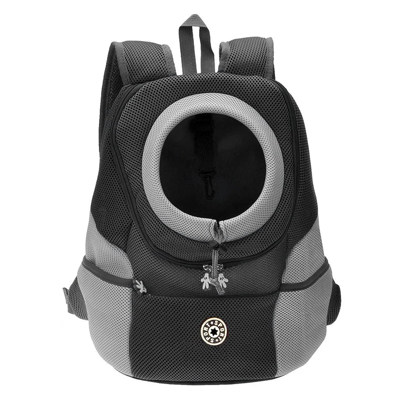 Double Shoulder Outdoor Pet Carrier Bag – Breathable Travel Bag for Dogs, Portable Pet Carrying Supplies