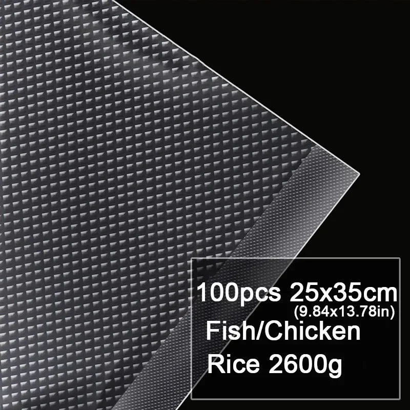 Kitchen Food Vacuum Sealer Bags - Fresh Food Storage & Long-Lasting Preservation