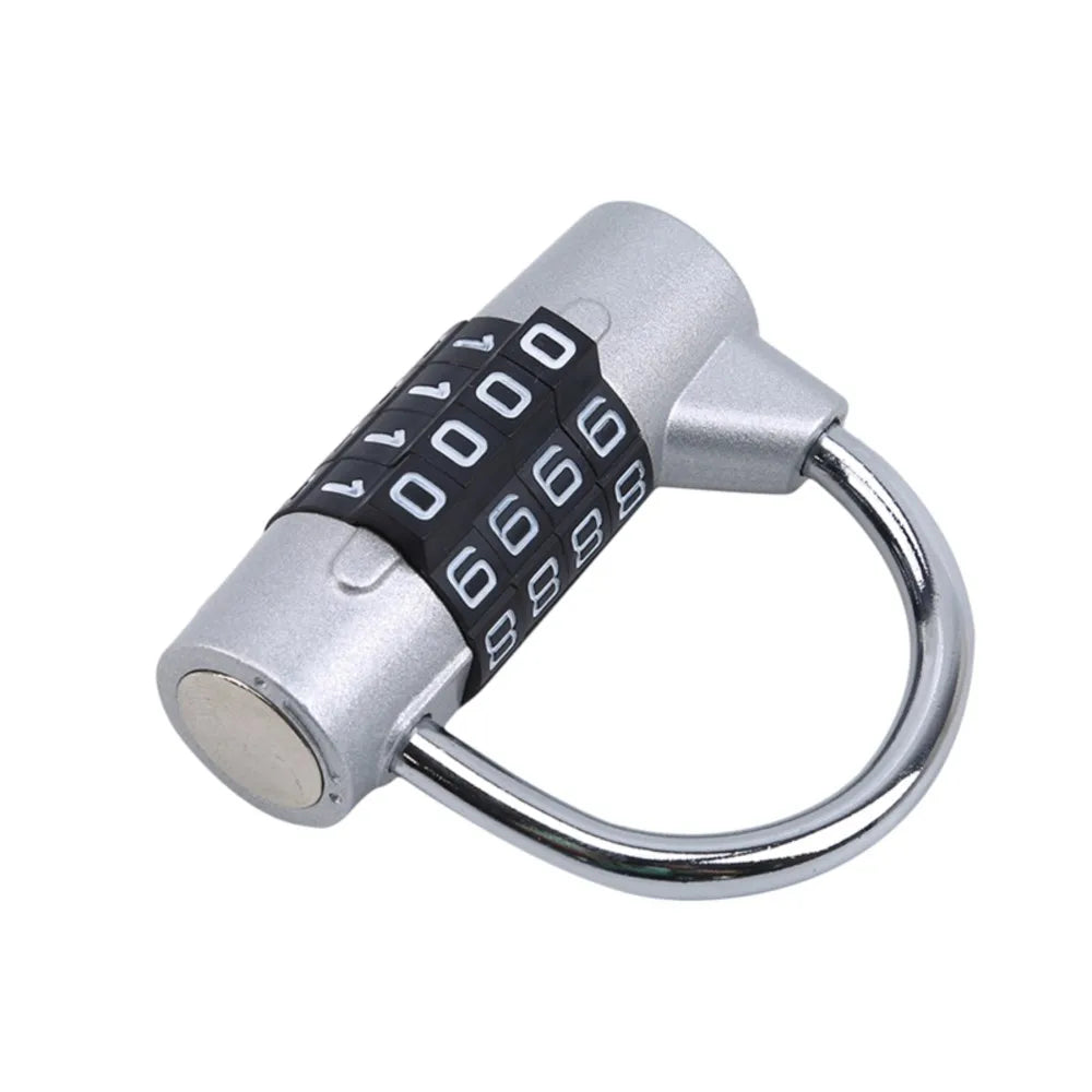 Multifunctional 4-Digit Combination Padlock – Security Lock for Gym Lockers, Luggage, Cabinets, Toolboxes, and Doors