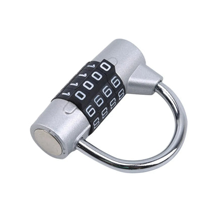 Multifunctional 4-Digit Combination Padlock – Security Lock for Gym Lockers, Luggage, Cabinets, Toolboxes, and Doors