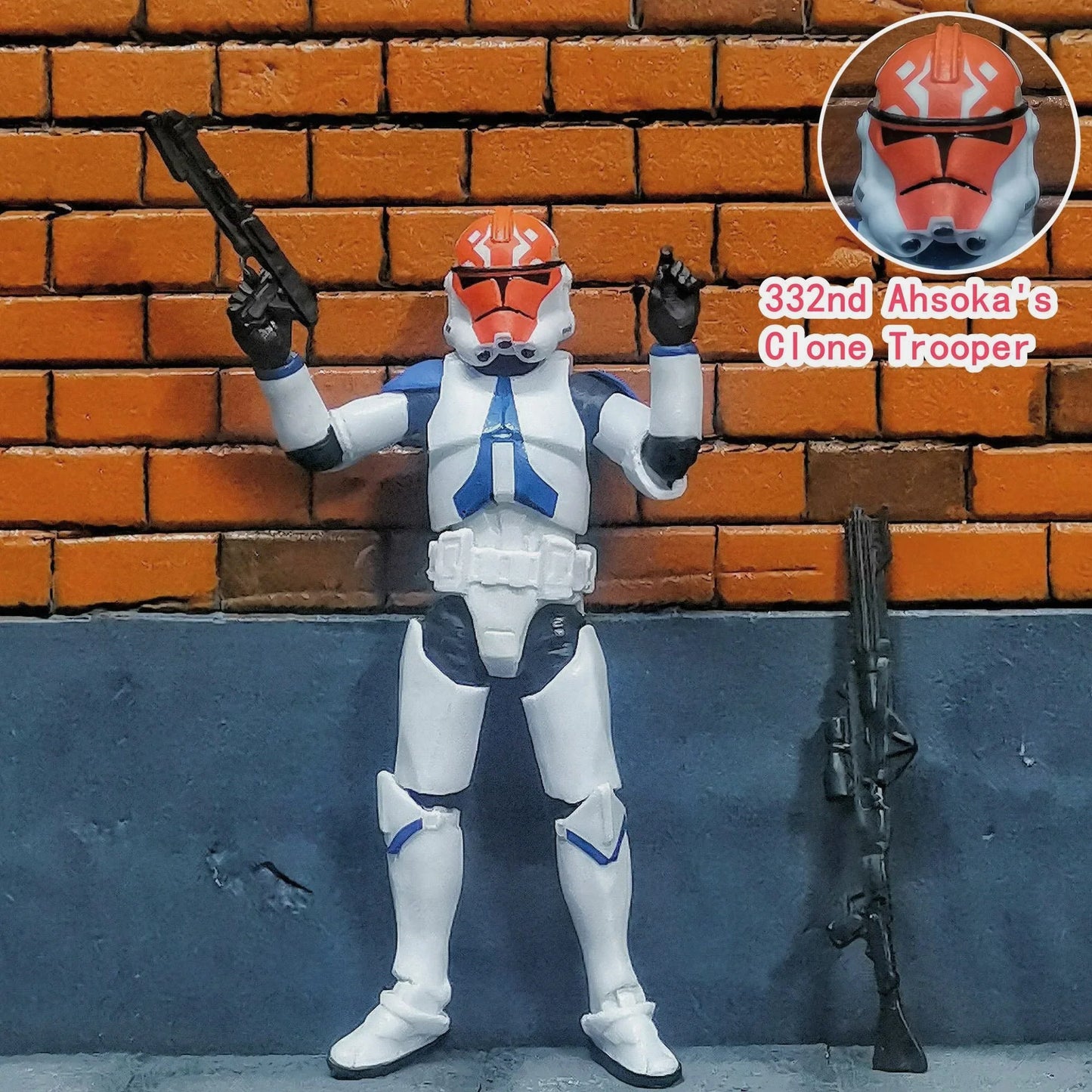 Star Wars 3.75" Clone Trooper Action Figure — 1/18 501st & 187th Legion REX ARF P1/P2 Toy Model