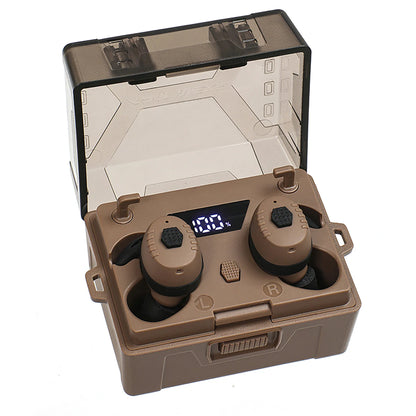 ARM NEXT E30 Tactical Bluetooth Headset – Electronic Noise-Cancelling Earplugs NRR27dB for Shooting