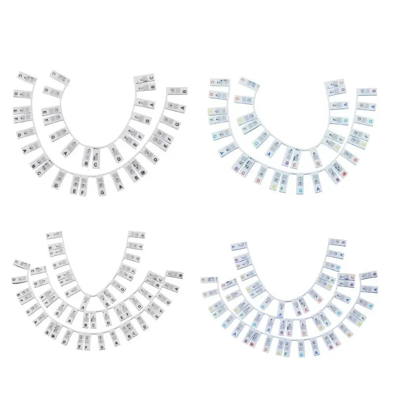 Miwayer Removable Piano Keyboard Stickers – Note Labels for 88/61 Keys, Learning Guide for Beginners