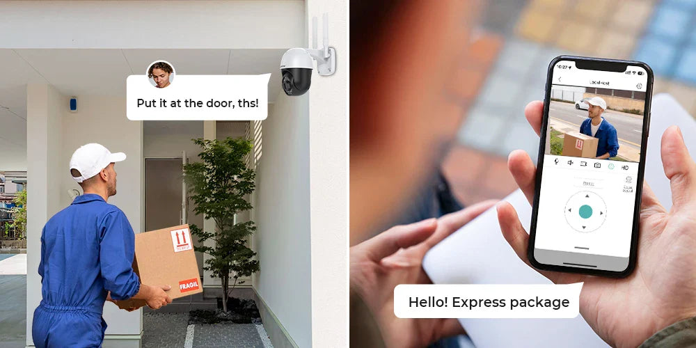 H.View 8CH 5MP Wireless WiFi Security Camera System — CCTV NVR Kit with Indoor/Outdoor Cameras & Two-Way Audio XMEye