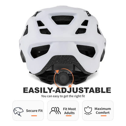 BATFOX Bike Helmet with Magnetic Goggles – MTB Road & Mountain Cycling Safety Helmet for Outdoor Sports, Scooter & Bicycle Protection Gear