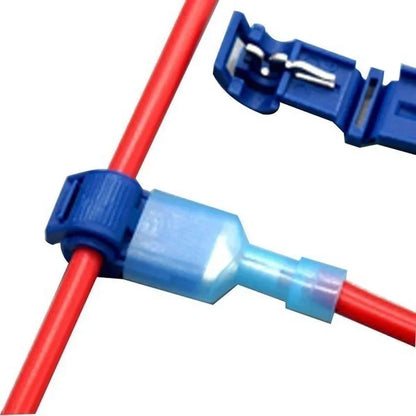 20/40PCS Quick Electrical Cable Connectors | Snap Splice Lock Wire Terminals for Motorcycles & Ham Radio