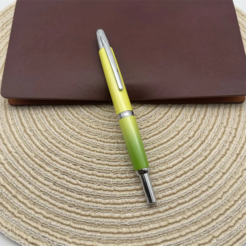 Jinhao 10 Limited Edition Gradient Fountain Pen — Retractable Press, EF/F Nib with Ink Converter, Writing Gift Pen