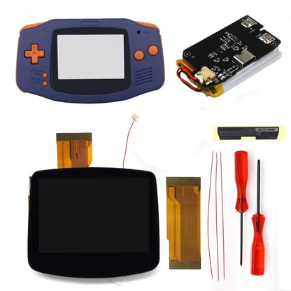Hispeedido TYPE-C GBA LCD Display Upgrade – 3.0" V5 IPS Screen with New Housing Shell