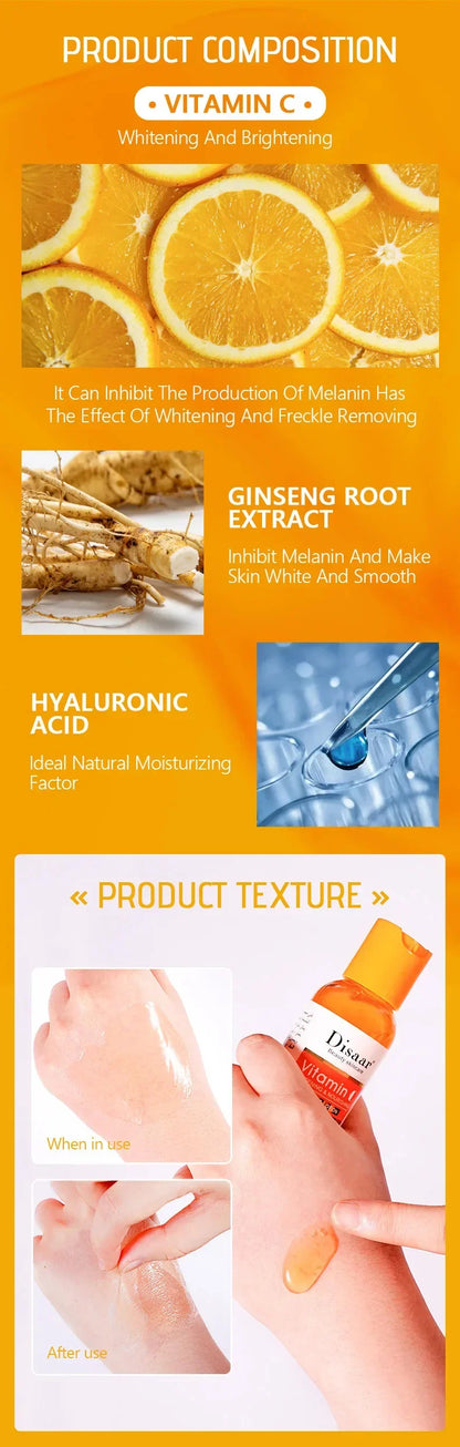 Yellow Peeling Lotion Oil – 100% Organic Exfoliating, Whitening & Nourishing Body Scrub with Hyaluronic Acid for Dark Skin