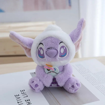 Disney Stitch Plush Keychain – Soft Stuffed Doll Backpack Pendant for Kids' Birthday & Home Decoration