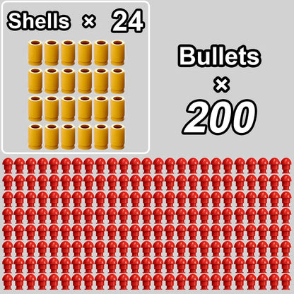 Soft EVA Foam Dart Bullets for Toy Guns – Compatible with M1911, G17, M92 & USP Pistol Shooting Game Accessories, Safe Foam Ammo Refill Kit