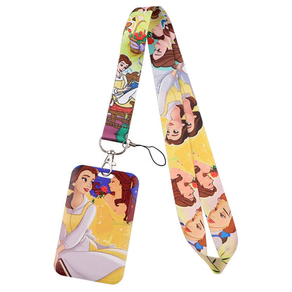 Cartoon Stitch Credential Holder Lanyard – Cute Neck Strap for Keychain, Pass & Credit Card Holder Accessories
