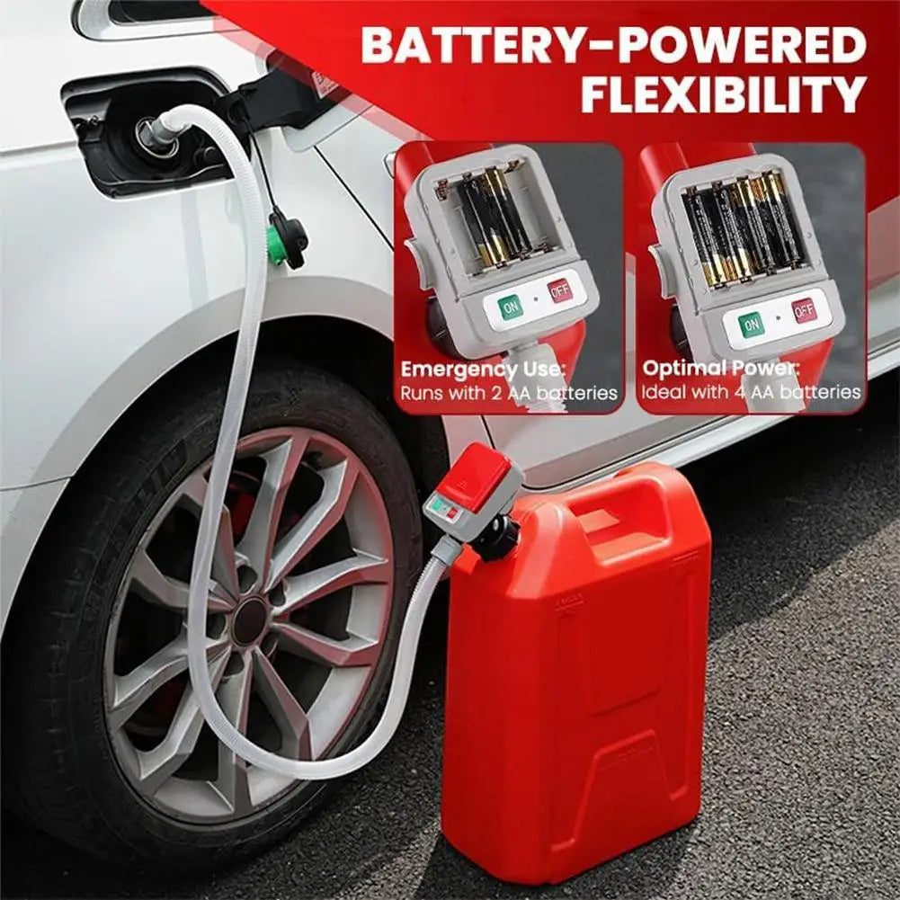 Automatic Electric Fuel Transfer Pump – Portable Oil & Diesel Gas Can Pump with Auto-Stop Feature