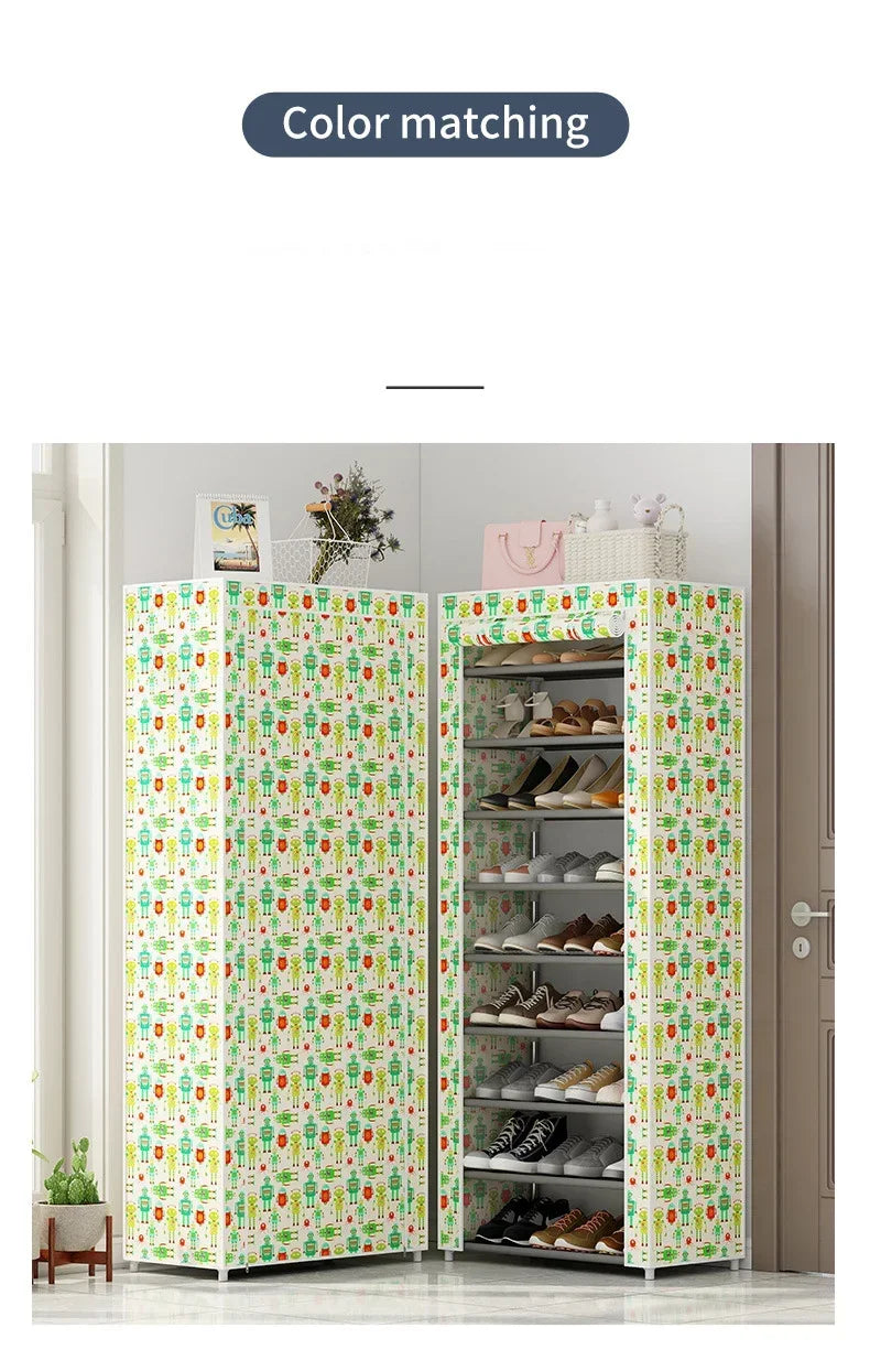 Modern Luxury Shoe Rack Organizer – Home Furniture Cabinet for Living Room, Entryway & Hallway Shoe Storage