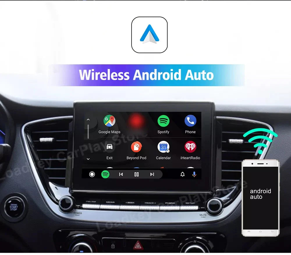 Carlinkit CarPlay AI TV Box Plus — Android 13, 8+128GB, 8-Core QCM6656125, Wireless CarPlay & Android Auto with YouTube, Netflix, 4G LTE