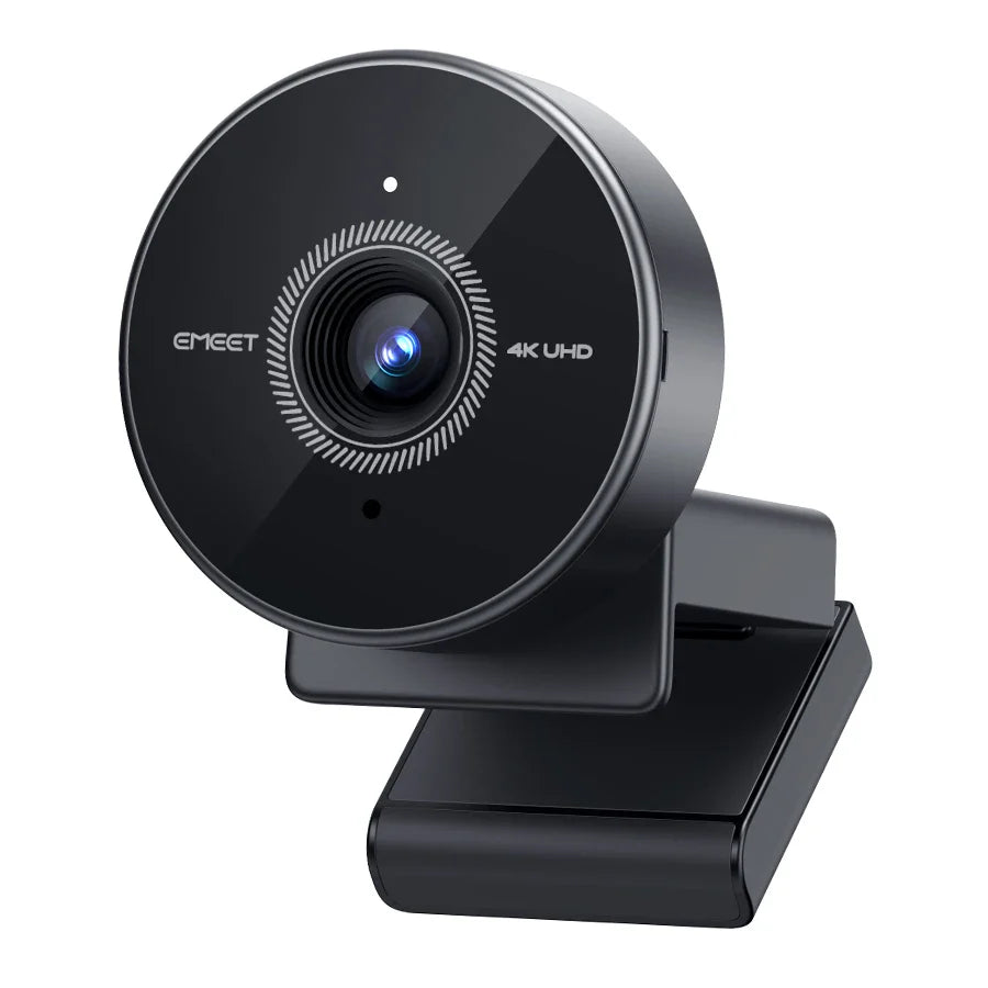 EMEET 4K Webcam with Microphone – 1080P 60FPS USB Mini Camera for Desktop & Laptop