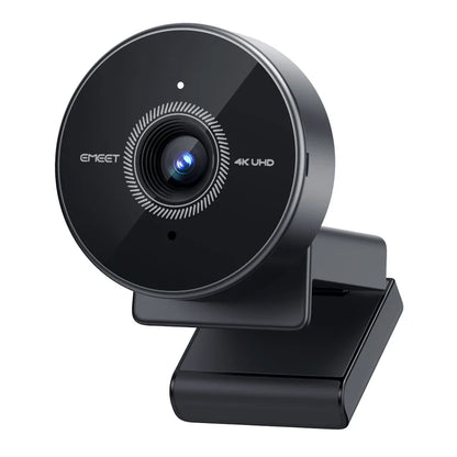 EMEET 4K Webcam with Microphone – 1080P 60FPS USB Mini Camera for Desktop & Laptop