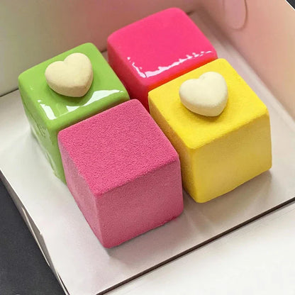3D Silicone Pastry Mold — French Dessert, Mousse & Cake Baking Pan for Chocolate, Candles, Soap, Fondant, DIY Cake Decoration Tools