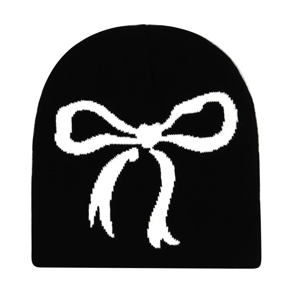 Y2K Letter Knitted Beanie Cap – Unisex Winter Autumn Warm Ski Skullcap, Hip Hop Streetwear Ear Cover Hat for Men & Women