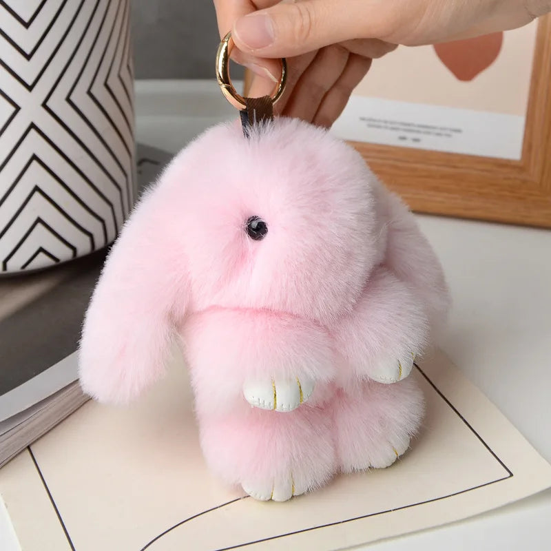 Cute Rabbit Decorative Keychain – Fashionable Jewelry Accessory for Daily Travel & Dressing