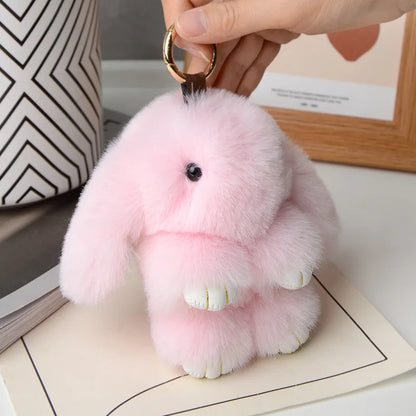 Cute Rabbit Decorative Keychain – Fashionable Jewelry Accessory for Daily Travel & Dressing