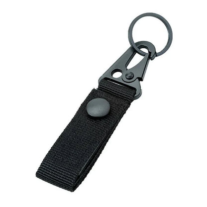 Tactical Molle Keychain with Metal Hook – Nylon Backpack Key Holder