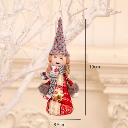 Red Star Christmas Tree Ornament – DIY Xmas Pendant New Year Party Gift Home Decor Noel Navidad