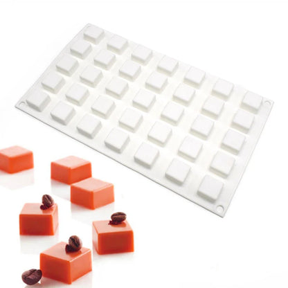 35-Cell Silicone Candy & Chocolate Mold — Jelly, Cake, Ice Cube & Dessert Baking Tool