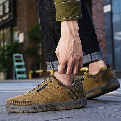 Men’s Durable Hiking Shoes – High-Traction Trail Sneakers for Trekking & Mountaineering