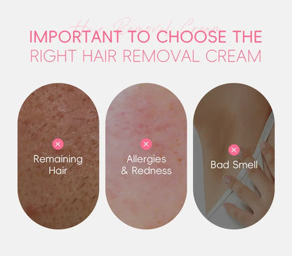 LAIKOU Hair Removal Cream 50g – Painless Epilator for Intimate Areas, Hair Growth Inhibitor, Body Care for Men & Women