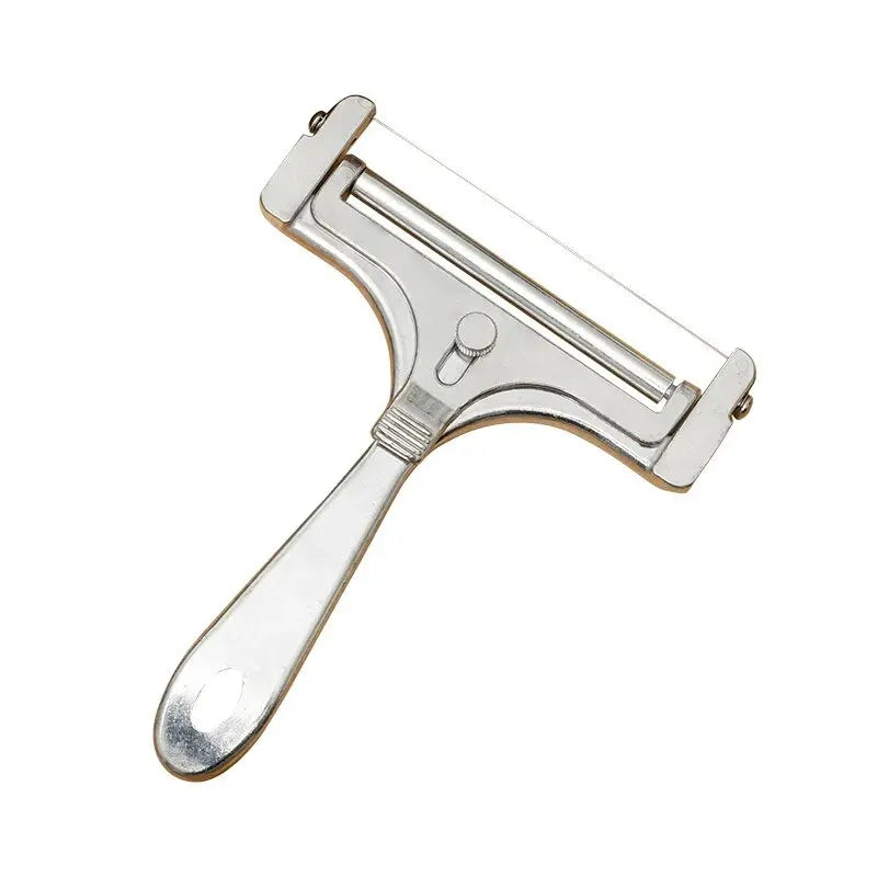 Adjustable Stainless Steel Wire Cheese Slicer - 1pc Kitchen Tool for Perfectly Cut Soft and Semi-Hard Cheeses