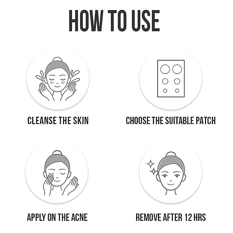 300/600/1200pcs Star Pimple Patches – Colorful Invisible Acne Spot Stickers for Skin Care and Face Concealer