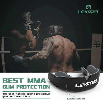 Professional Sports Mouthguard - Boxing, MMA, Muay Thai Training Tooth Protection Set for Kids & Adults