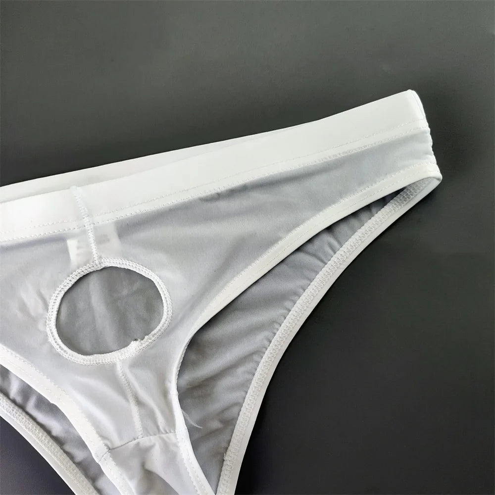 Men’s Ice Silk Ultra-Thin Briefs - Breathable Comfortable Everyday Underwear (M-XXL, Plus Size Fit)