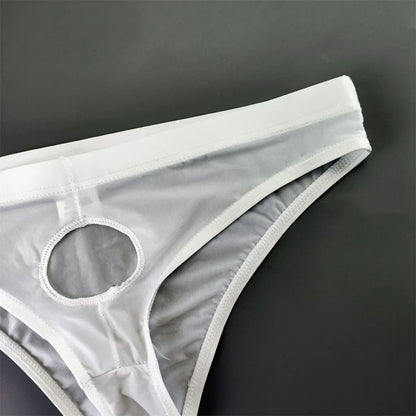 Men’s Ice Silk Ultra-Thin Briefs - Breathable Comfortable Everyday Underwear (M-XXL, Plus Size Fit)