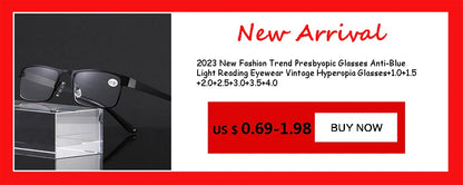 Metal Anti-Blue Light Reading Glasses – Farsighted Eyewear for Men, Business Style with Diopters +0.0 to +4.0