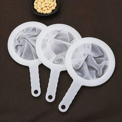 Fine Mesh Strainer Spoon – Nylon Coffee, Milk, Soy & Yogurt Filter, 100–400 Mesh Kitchen Sieve & Dining Gadget Tool