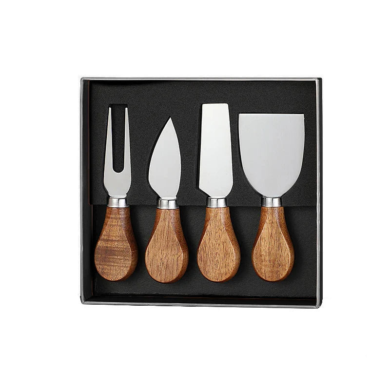 Leeseph Cheese Knives Set – Stainless Steel Cutlery for Charcuterie Boards, Kitchen Gadgets Collection