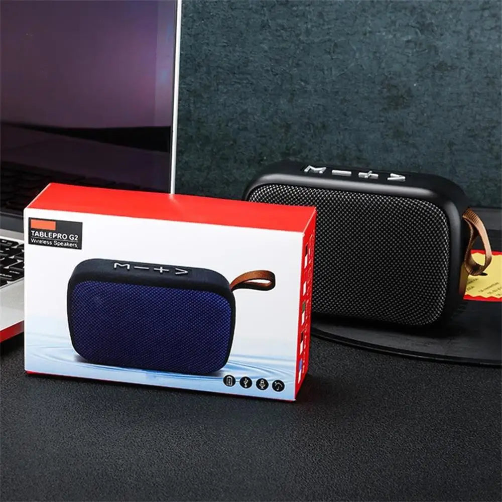 Wireless Mini Bluetooth Speaker – Fabric Design, TF Card Support, 3D Stereo Sound for Outdoor Use