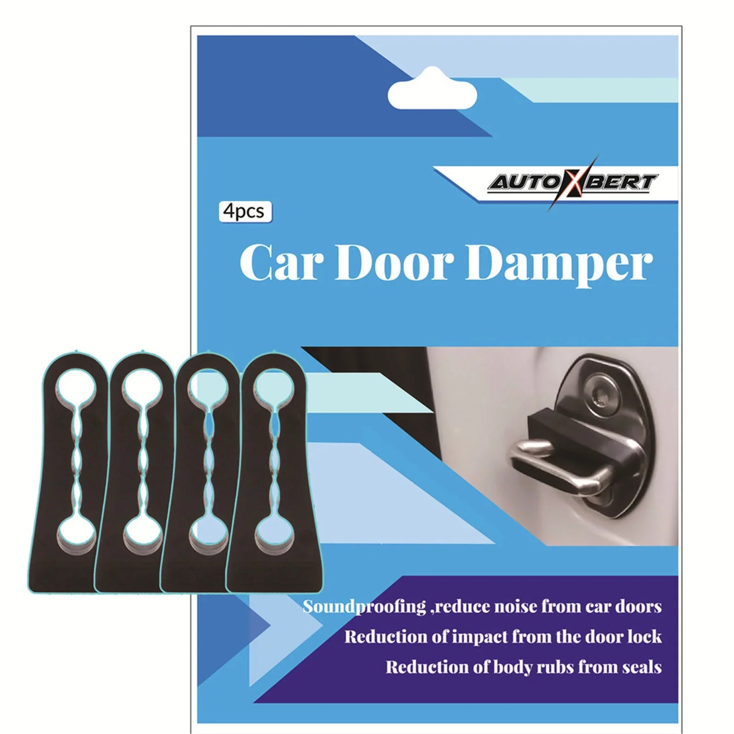 Sound Damper Door Lock Buffer for Nissan Qashqai X-Trail Tiida Juke Note Teana Rogue - Reduce Rattling and Soundproof Your Car with Seal Deadener - Quiet Driving Experience Guaranteed