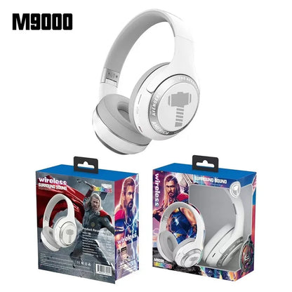 Disney Marvel Spider-Man Bluetooth Headphones — Wireless Foldable Earphones with Noise Cancellation, HIFI Stereo Gaming Headset