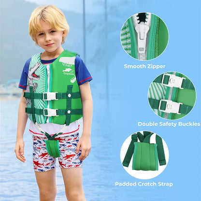 Gogokids Kids Life Jacket – Neoprene Float Vest for Toddlers, Swim Training & Buoyancy Swimwear