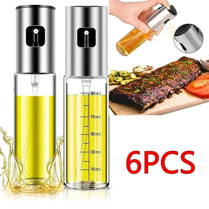 Glass Oil Sprayer Bottle - Olive Oil Mister for Cooking Salad BBQ Baking Kitchen Use