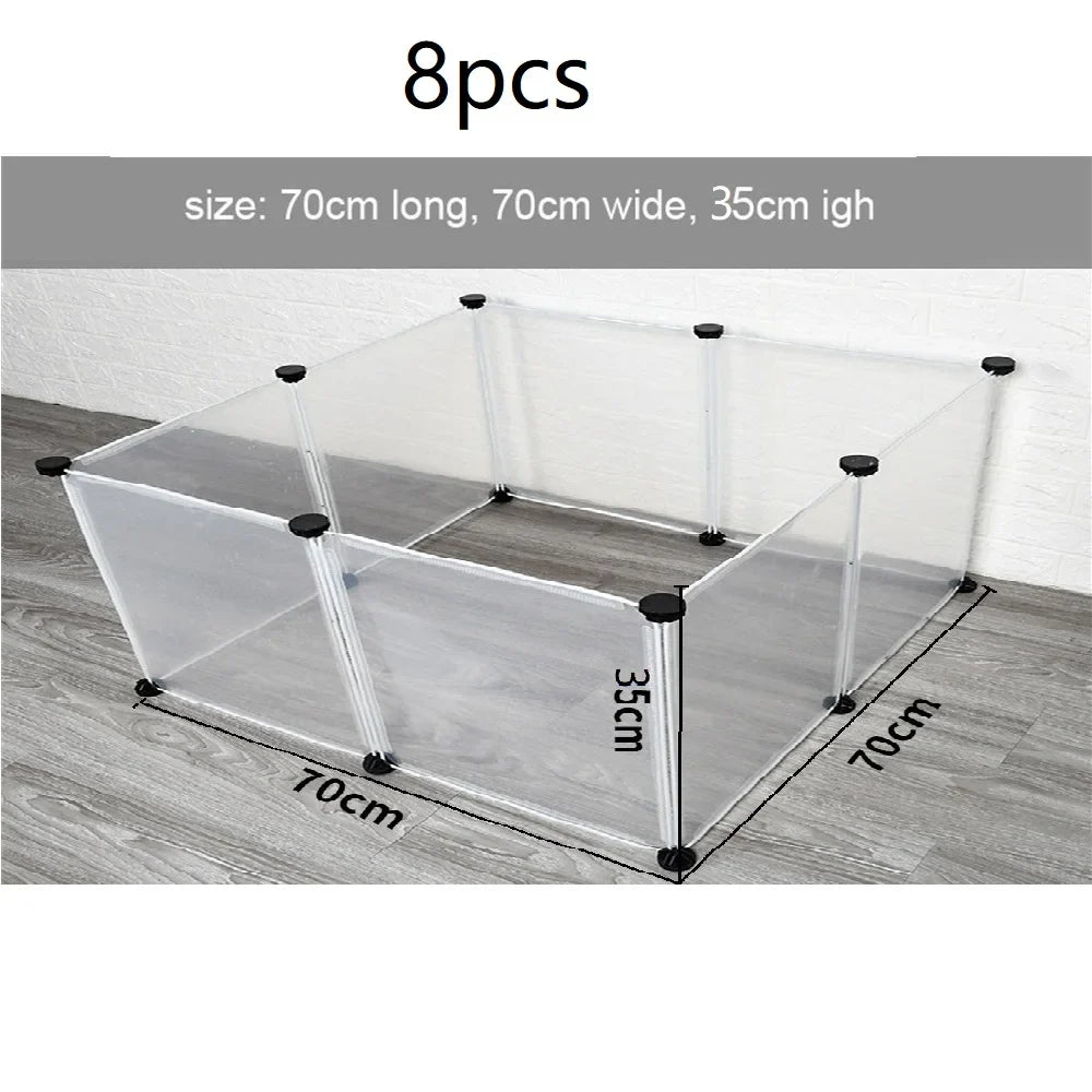 DIY Foldable Pet Playpen – Combined Cage Yard Fence for Dogs, Cats, Kittens, Rabbits, Guinea Pigs, Bunnies & Hedgehogs